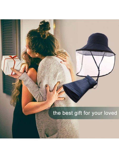 Newsboy Caps Womens UPF50+ Linen/Cotton Summer Sunhat Bucket Packable Hats w/Chin Cord - C11969ZOKRG $30.07