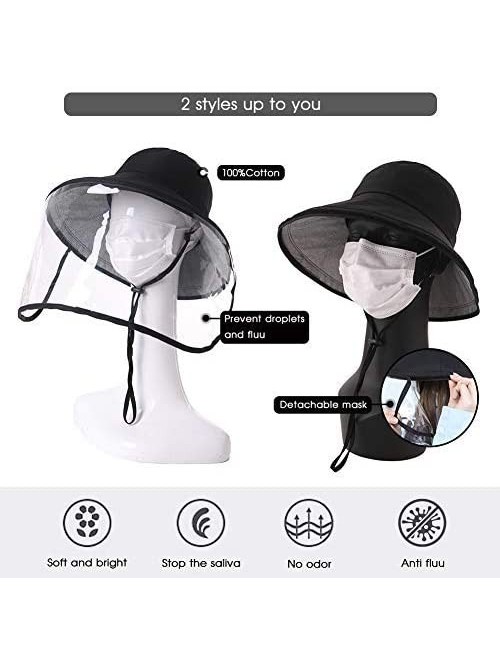 Newsboy Caps Womens UPF50+ Linen/Cotton Summer Sunhat Bucket Packable Hats w/Chin Cord - C11969ZOKRG $30.07