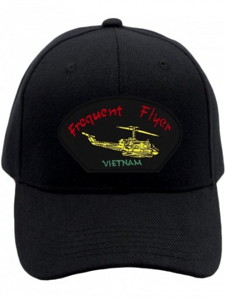 Baseball Caps Frequent Flyer - Vietnam Hat/Ballcap Adjustable One Size Fits Most - Black - CI1888SZM90 $32.27