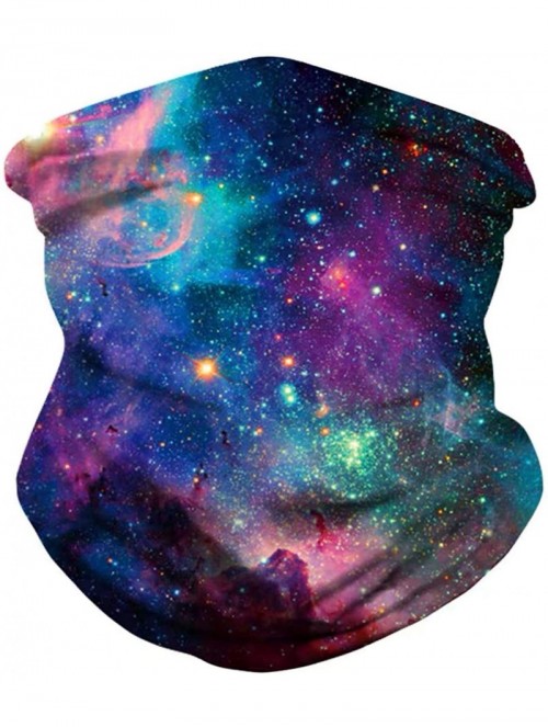 Balaclavas Starry Sunscreen bib Cover Summer Neck Set ice Silk Small Scarf Summer Thin Scarf for Riding Fishing - Colors3 - C...