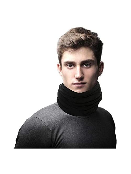 Balaclavas Unisex Neck Gaitor for Man Woman- Double-Layered Fleece Neck Windproof and Lightweight Circle Loop Scarves - C118Z...