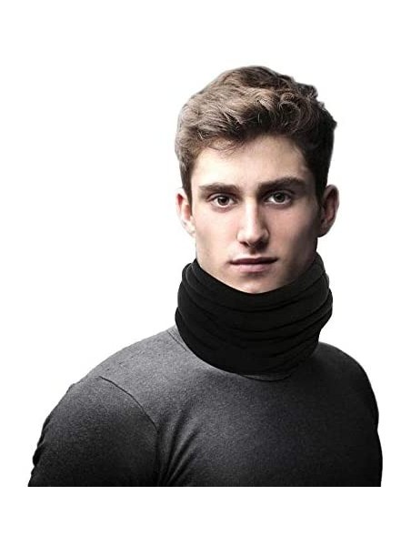 Balaclavas Unisex Neck Gaitor for Man Woman- Double-Layered Fleece Neck Windproof and Lightweight Circle Loop Scarves - C118Z...