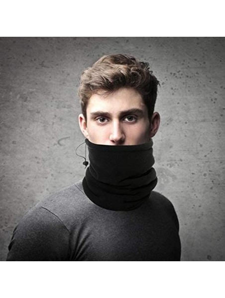 Balaclavas Unisex Neck Gaitor for Man Woman- Double-Layered Fleece Neck Windproof and Lightweight Circle Loop Scarves - C118Z...