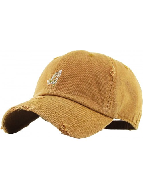 Baseball Caps Praying Hands Rosary Savage Dad Hat Baseball Cap Unconstructed Polo Style Adjustable - CM183ZU930G $13.73