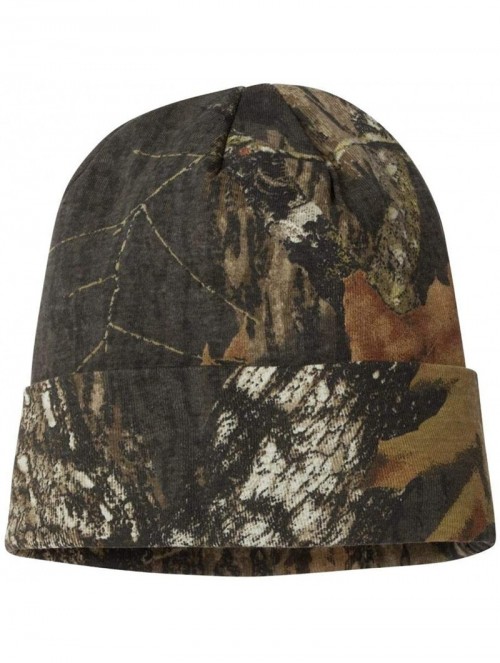 Skullies & Beanies Men's Breakup 12 Inch Knit Cap - Mossy Oak Break-up - CJ11CYPVEIN $9.65