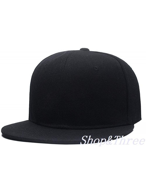 Baseball Caps Custom Embroidered Baseball Cap Personalized Snapback Mesh Hat Trucker Dad Hat - Hiphop Black - CL18HLLQMSY $19.11