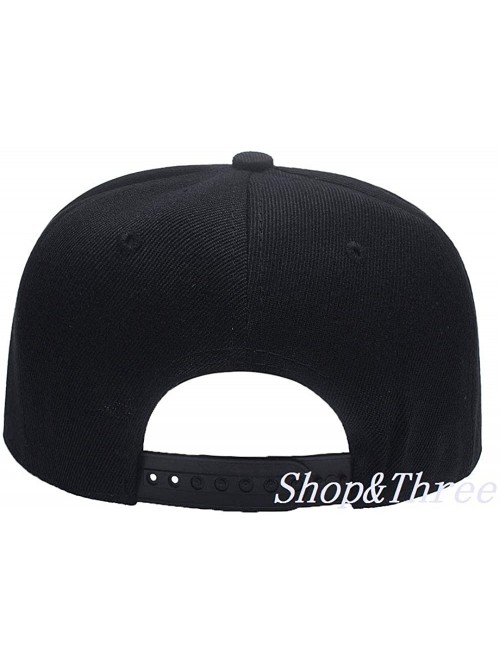 Baseball Caps Custom Embroidered Baseball Cap Personalized Snapback Mesh Hat Trucker Dad Hat - Hiphop Black - CL18HLLQMSY $19.11