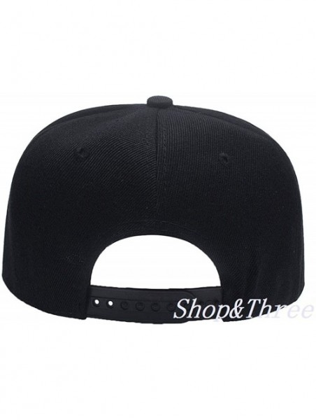 Baseball Caps Custom Embroidered Baseball Cap Personalized Snapback Mesh Hat Trucker Dad Hat - Hiphop Black - CL18HLLQMSY $19.11