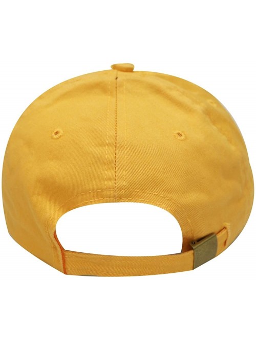 Baseball Caps Bad Hair Day Cotton Baseball Caps - Mango - CS183NK2D4T $17.46