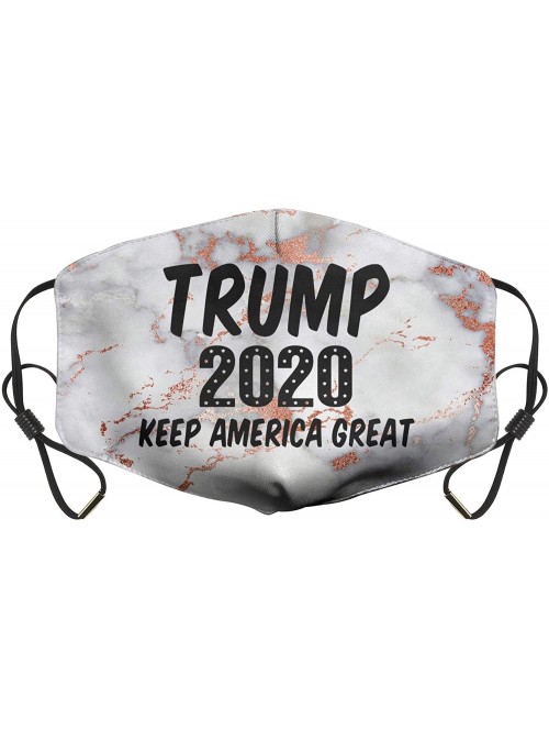 Balaclavas Trump-2020-black- Washable Face Cover Family Sport Cover for Camping - Trump 2020 Black-1 - C1198I0M4EK $20.92