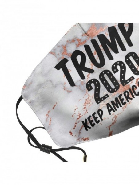 Balaclavas Trump-2020-black- Washable Face Cover Family Sport Cover for Camping - Trump 2020 Black-1 - C1198I0M4EK $20.92