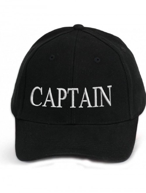 Baseball Caps 4sold Yachting Baseball Inscription Lettering - Captain - CW126O4PONP $14.39