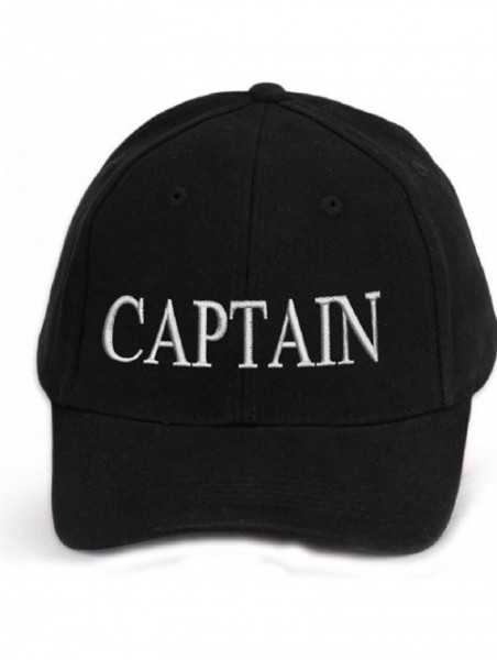 Baseball Caps 4sold Yachting Baseball Inscription Lettering - Captain - CW126O4PONP $14.39