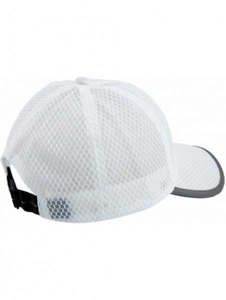 Baseball Caps Sport Sun Hat- Adjustable Baseball Cap Dry Quick Weightlight Mesh Hats - 025-white - CU1833SHL7S $13.77