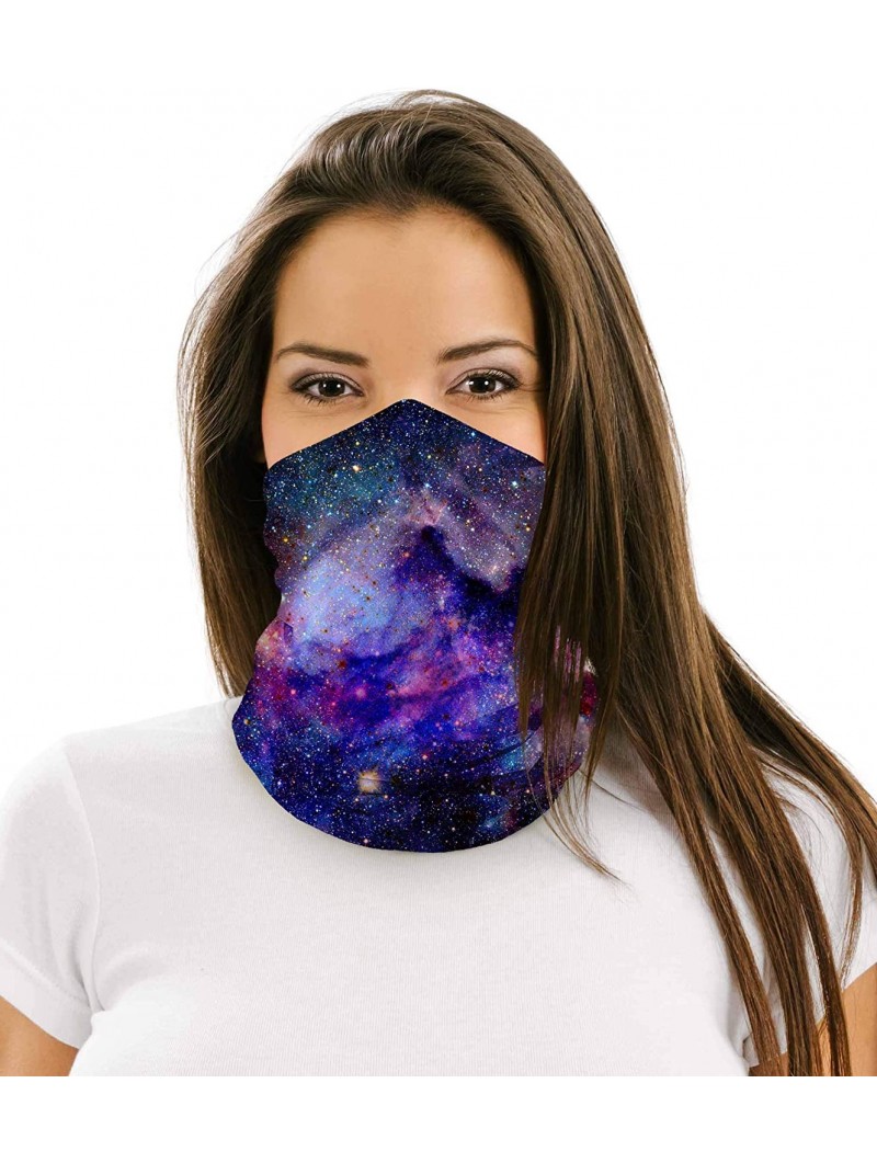 Balaclavas 12 in 1 Multifunctional Headwear Face Mask Headband Neck Gaiter - The Final Frontier - C6197XS043X $21.94