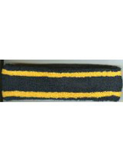 Headbands Striped Headband - Navy/Gold - CM111HCXRIJ $11.20