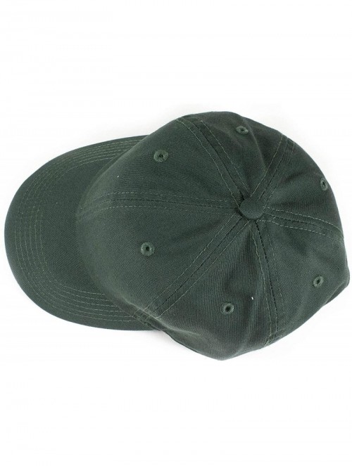 Baseball Caps Polo Style Baseball Cap Ball Dad Hat Adjustable Plain Solid Washed Mens Womens Cotton - Dark Green - CT18WDC34D...