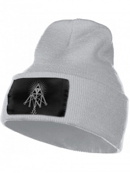 Skullies & Beanies Illuminati Occult Geometric Satanic Winter - CE18O2LNC4X $24.42