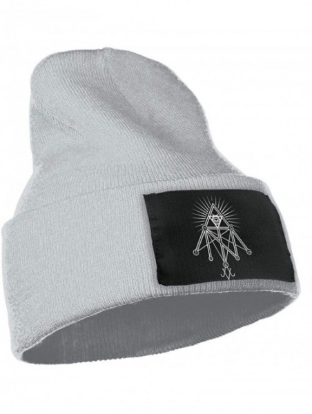 Skullies & Beanies Illuminati Occult Geometric Satanic Winter - CE18O2LNC4X $24.42