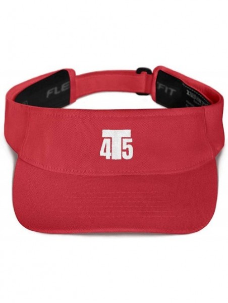 Visors Donald Trump 45th President Visor Hat Trump 45 Visor - Red - CJ18ONNWM4M $26.70