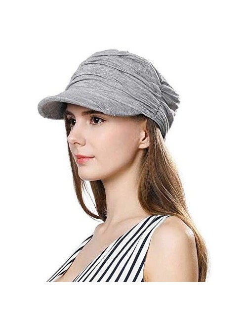 Skullies & Beanies Headwrap Cover Sleep Cap for Women Patient Chemo Scarf Soft Stretch Breathable - 1085_gray - CI18T6M06EM $...