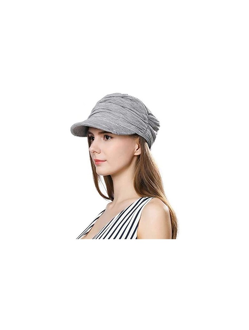 Skullies & Beanies Headwrap Cover Sleep Cap for Women Patient Chemo Scarf Soft Stretch Breathable - 1085_gray - CI18T6M06EM $...