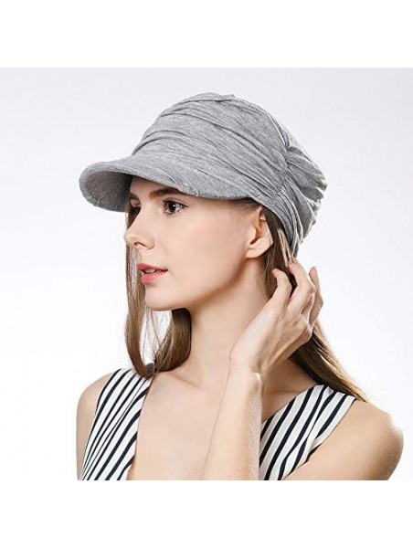 Skullies & Beanies Headwrap Cover Sleep Cap for Women Patient Chemo Scarf Soft Stretch Breathable - 1085_gray - CI18T6M06EM $...