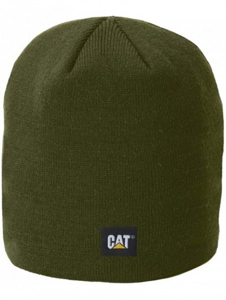 Baseball Caps Men's Logo Knit Cap - Army Moss - C712LUZEIYJ $21.20