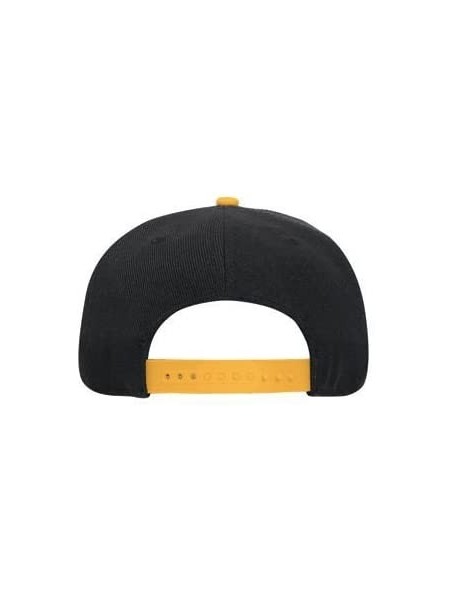 Baseball Caps Custom Snapback Hat Otto Embroidered Your Own Text Flatbill Bill Snapback - Black/Yellow Gold Bill - CJ187D2YG2...