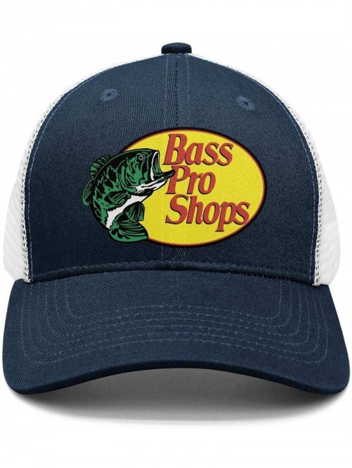 Skullies & Beanies Bass-Pro-Shops-Gone-Fishing-Logo-Classic Adjustable Mesh Unisex Dad Hat Caps - Navy-blue-31 - CI18RGL00E3 ...