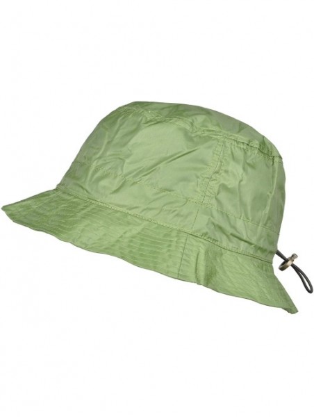 Bucket Hats Adjustable Waterproof Bucket Rain Hat in Nylon - 08-light Green - C818Y097ZMH $23.82