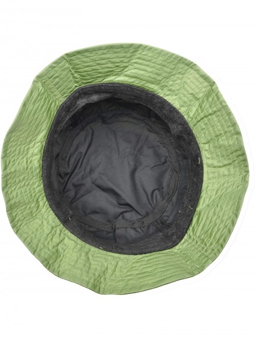 Bucket Hats Adjustable Waterproof Bucket Rain Hat in Nylon - 08-light Green - C818Y097ZMH $23.82