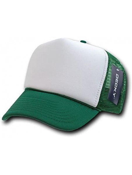 Baseball Caps Two Tone Trucker Cap - Dark Green - C5118GI70MB $14.01