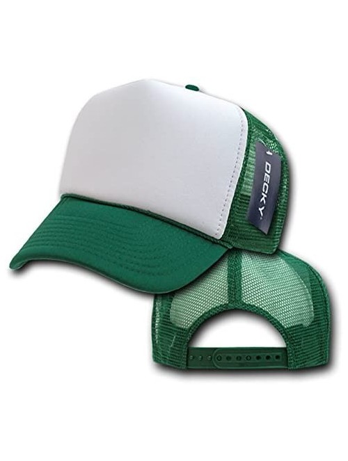 Baseball Caps Two Tone Trucker Cap - Dark Green - C5118GI70MB $14.01