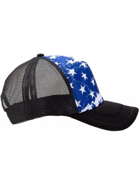 Baseball Caps Graphic Trucker Hat Unisex - American Flag - CA18ZDU0UKM $32.50