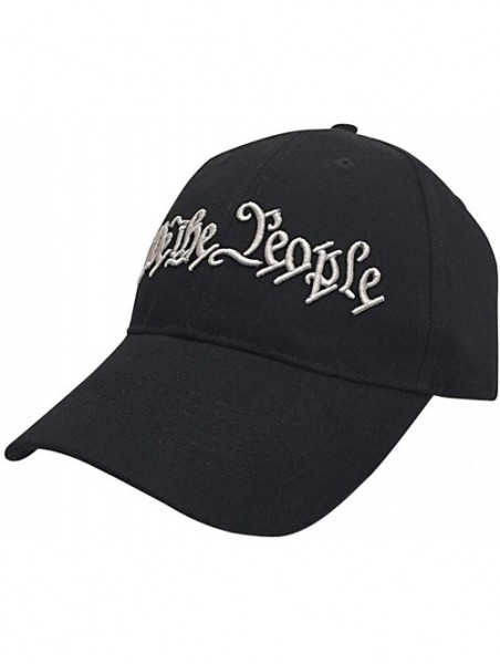 Baseball Caps We The People Black Baseball Cap - CZ18HOT3IUS $17.43