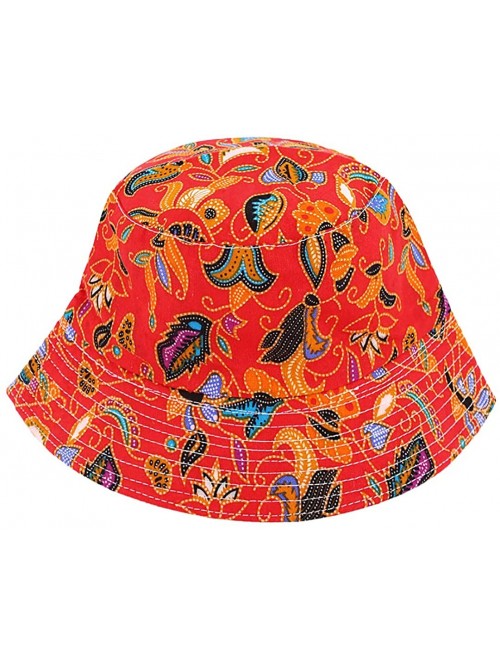 Bucket Hats Reversible Cotton Bucket Hat Multicolored Fisherman Cap Packable Sun Hat - 6 - CK18A2QSAGQ $13.25