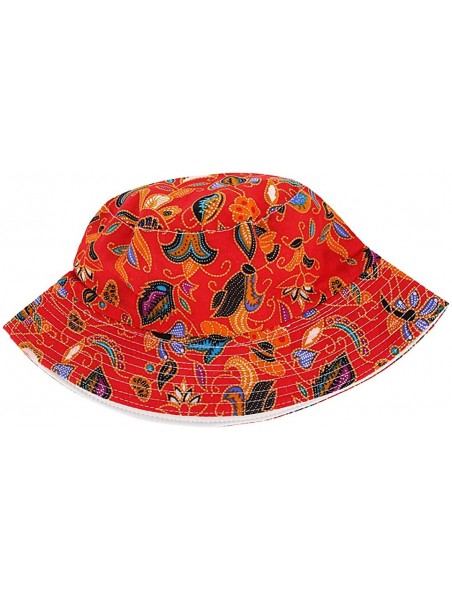 Bucket Hats Reversible Cotton Bucket Hat Multicolored Fisherman Cap Packable Sun Hat - 6 - CK18A2QSAGQ $13.25