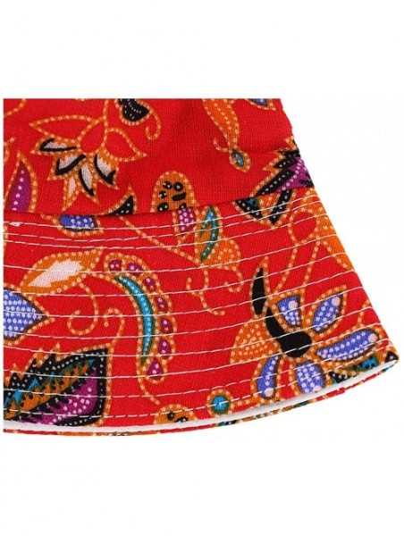 Bucket Hats Reversible Cotton Bucket Hat Multicolored Fisherman Cap Packable Sun Hat - 6 - CK18A2QSAGQ $13.25