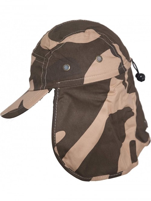 Sun Hats Fishing Cap with Ear and Neck Flap Cover Outdoor Sun Protection Boonie Hat Hiking Salt Life Men - CK18SQ4WWW4 $14.08