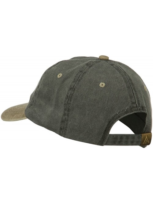 Baseball Caps Movie Director Embroidered Washed Two Tone Cap - Black Khaki - C811ONZDTPD $23.79