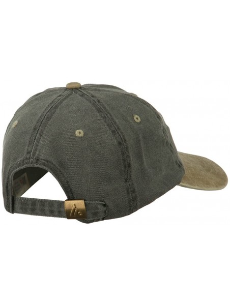 Baseball Caps Movie Director Embroidered Washed Two Tone Cap - Black Khaki - C811ONZDTPD $23.79