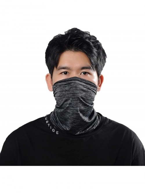 Balaclavas Summer Neck Gaiter Scarf- Cooling Cycling Mask- Breathable Fishing Mask Face Bandana - Gray - CI198UZYY95 $11.45