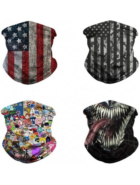 Skullies & Beanies Summer Bandanas Face Mask Handwear Neck Gaiter Magic Seamless Scarf For Dust- Outdoors- Festivals- Sports ...