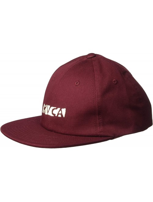 Baseball Caps Grillo Newman Snapback Hat - Red - CU1898MNYKK $17.04