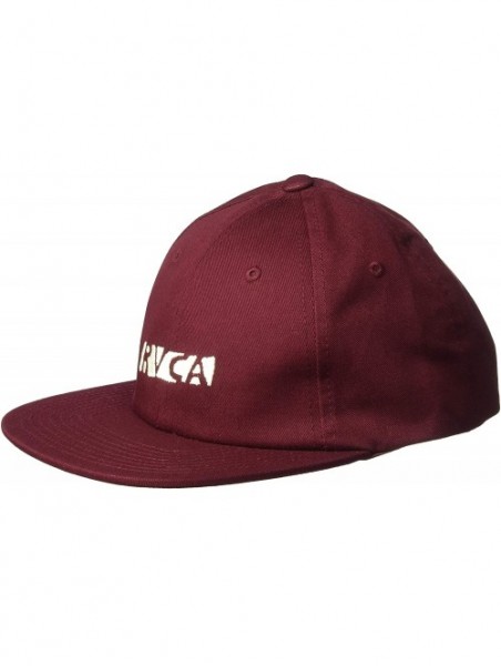 Baseball Caps Grillo Newman Snapback Hat - Red - CU1898MNYKK $17.04