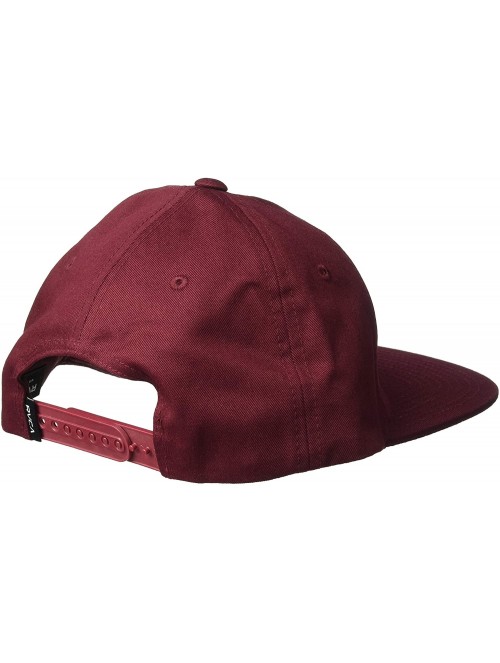 Baseball Caps Grillo Newman Snapback Hat - Red - CU1898MNYKK $17.04