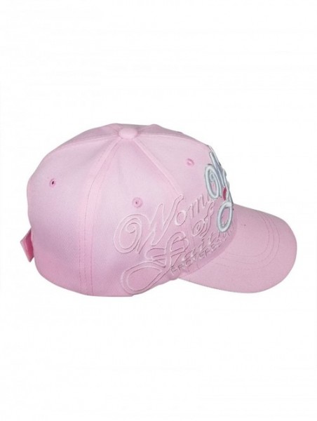 Baseball Caps Woman of Faith - I Love Jesus Adjustable Women's Baseball Cap (Proverbs 31-30) - Pink - C01832HDWIX $22.38