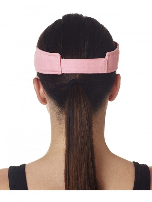 Visors Classic Cut Chino Cotton Twill Visor (8103) - Pink - CB11476H70V $11.57