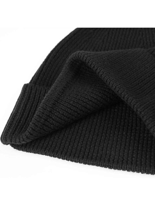 Skullies & Beanies 100% Silk Knitted Slouchy Beanie Breathable Thin Women Men Stretch Skull Cap Soft Comfortable - CO197NHESS...